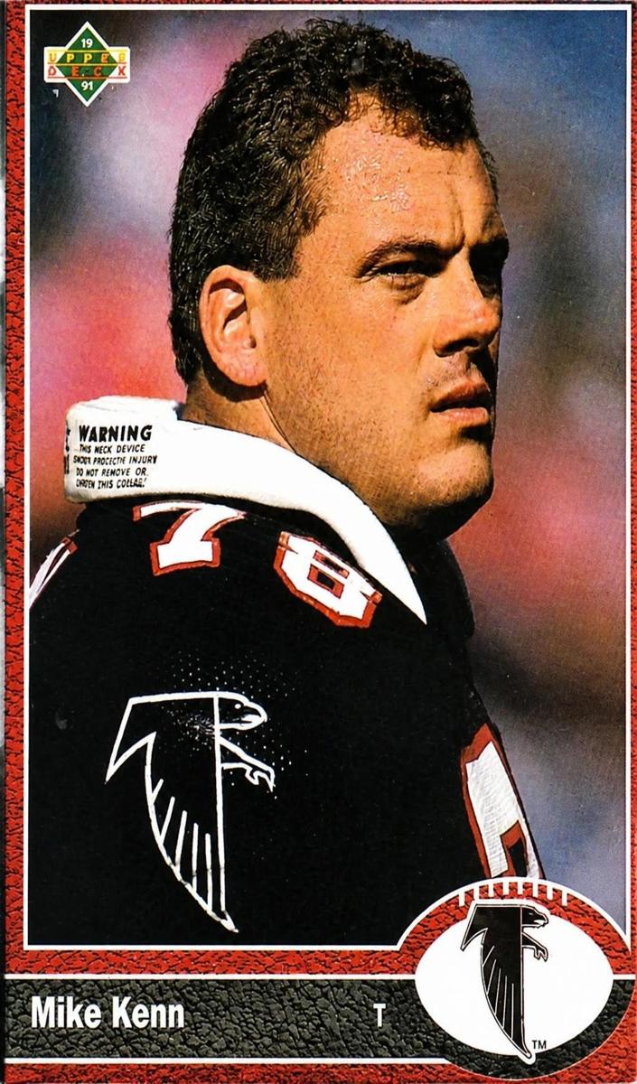 Mike Kenn 1991 Upper Deck Football