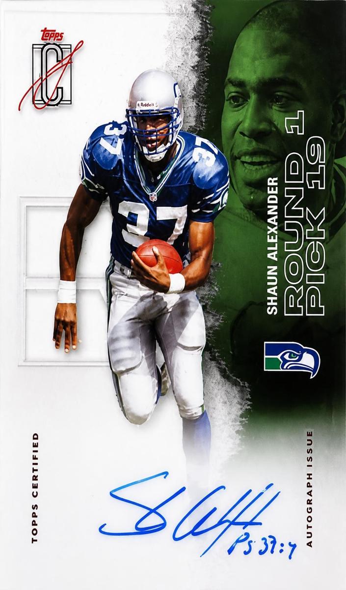 2025 Topps Signature Class Shaun Alexander #VCCCA-SA card