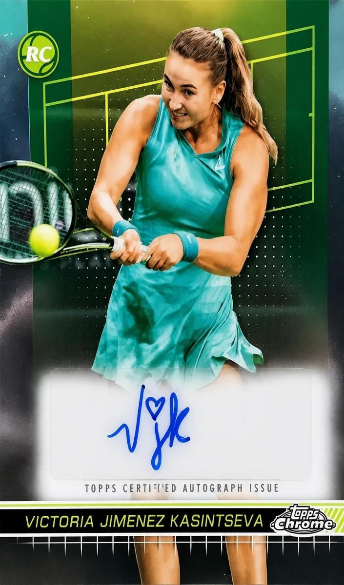 2024 Topps Chrome Victoria Jimenez Kasintseva #TCA-VJK card