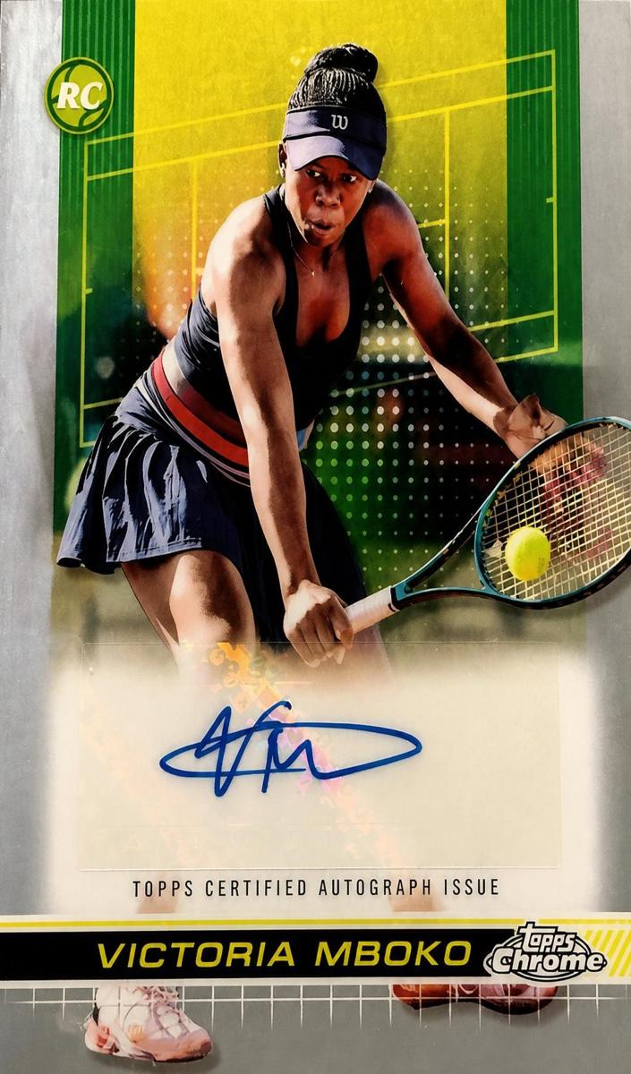 2024 Topps Chrome Victoria Mboko #TCA-VMO card