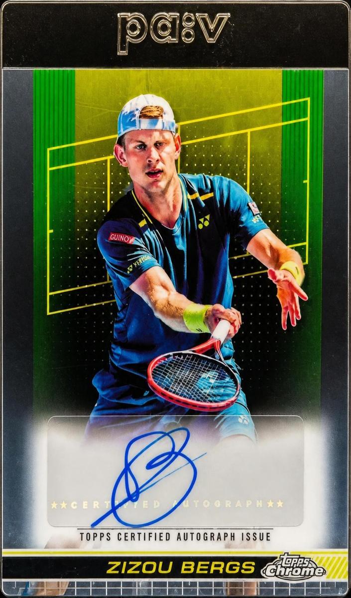 2024 Topps Chrome Zizou Bergs #TCA-ZBS card