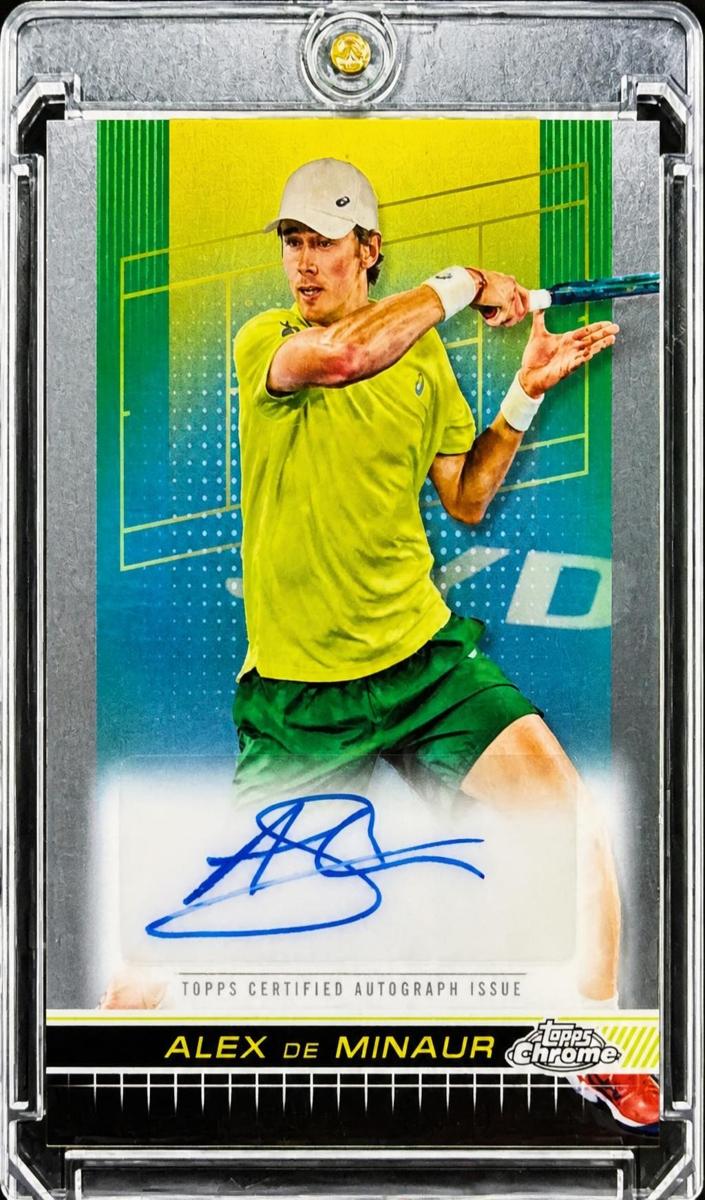2024 Topps Chrome Alex de Minaur #TCA-ADM card