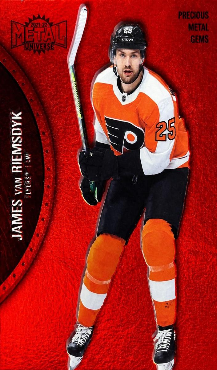2021 Skybox Metal Universe James van Riemsdyk [Purple Spectrum] #48 card