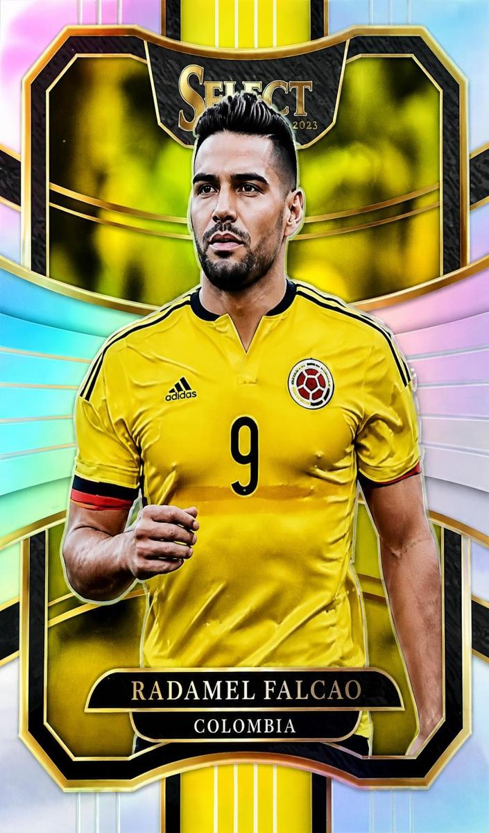 2017 Panini Select Radamel Falcao [Silver] #95 card