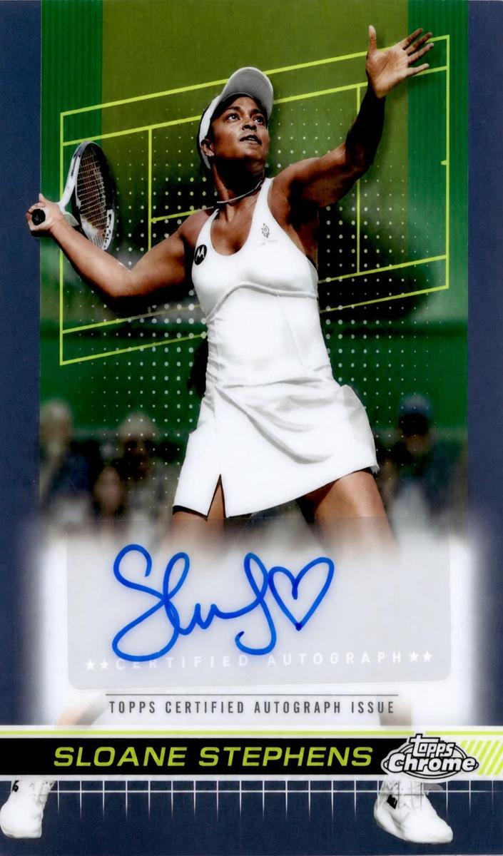 2024 Topps Chrome Sloane Stephens #TCA-SSS card