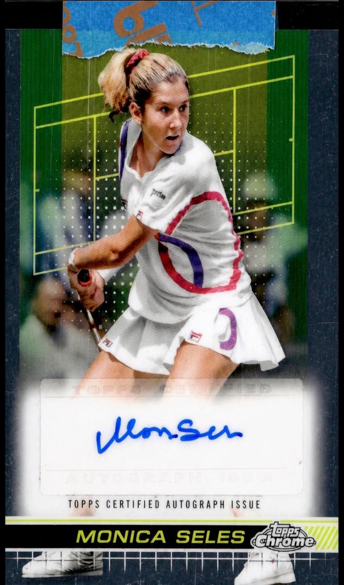 2024 Topps Chrome Autographs II Monica Seles #TCA-MSS card
