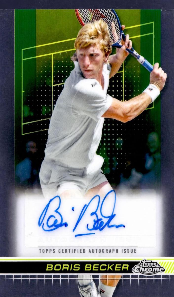 2024 Topps Chrome Autographs II Boris Becker #TCA-BBR card