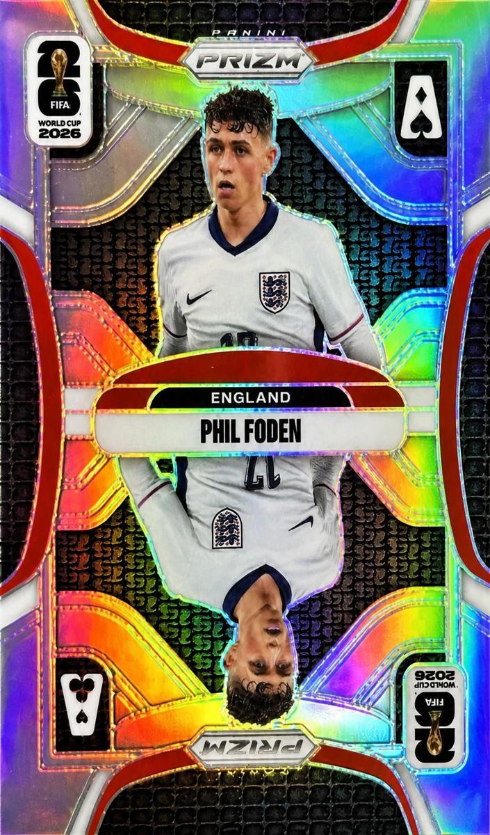 2026 Panini Prizm FIFA World Cup Phil Foden [Silver] #15 card