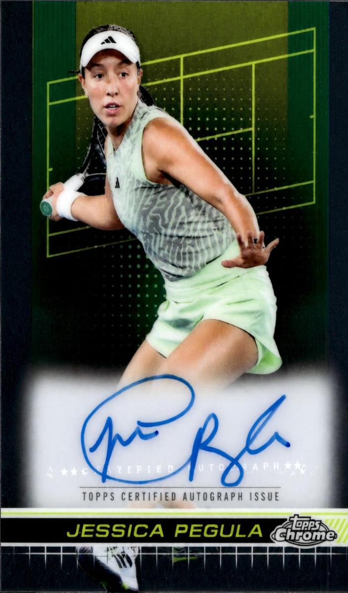 2024 Topps Chrome Autographs II Jessica Pegula #TCA-JPA card