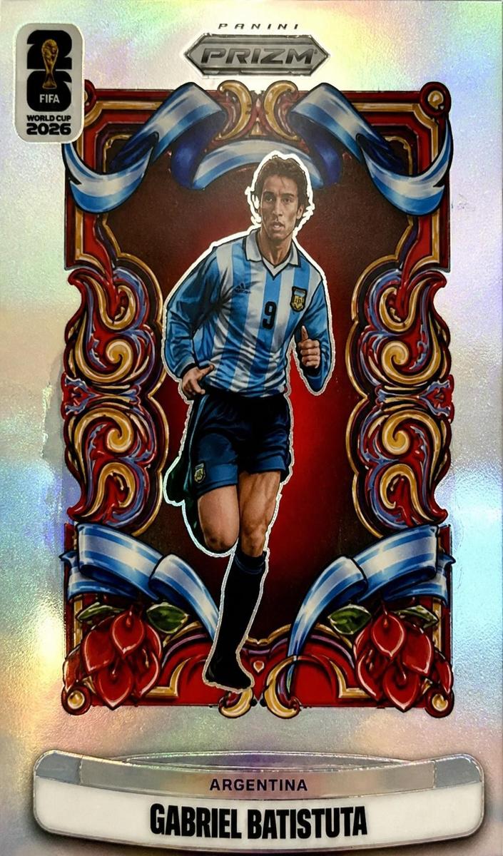 2026 Panini Prizm FIFA World Cup Gabriel Batistuta #28 card