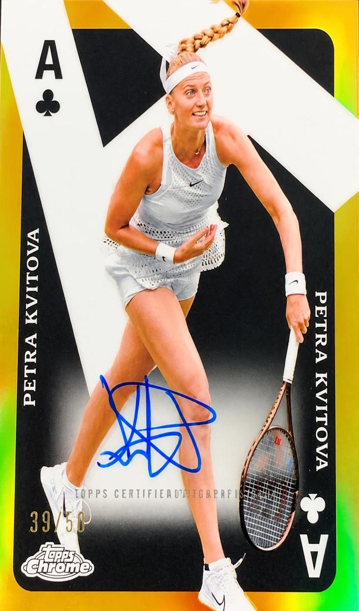 2024 Topps Chrome Petra Kvitova #CAA-PK card