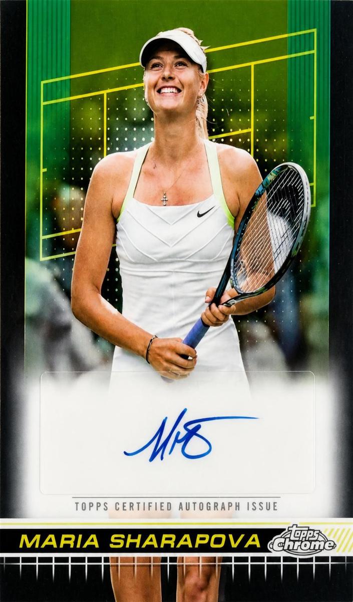 2024 Topps Chrome Autographs II Maria Sharapova #TCA-MSA card