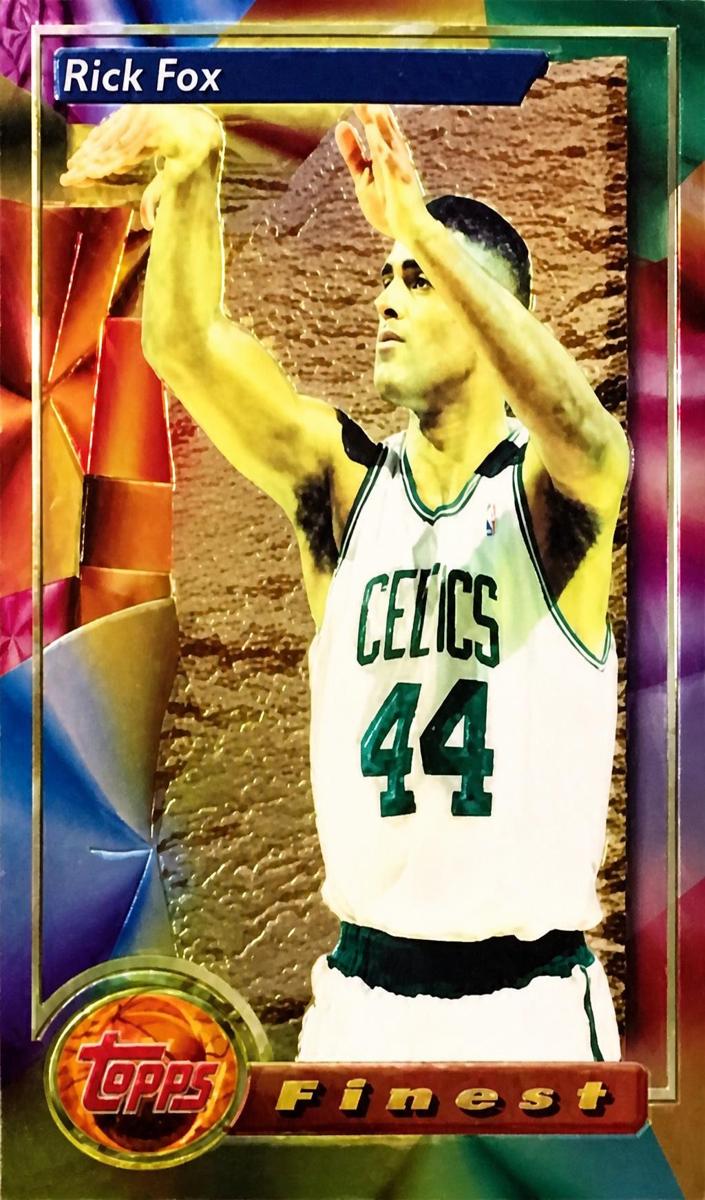 1993 Topps Finest Rick Fox #182 card