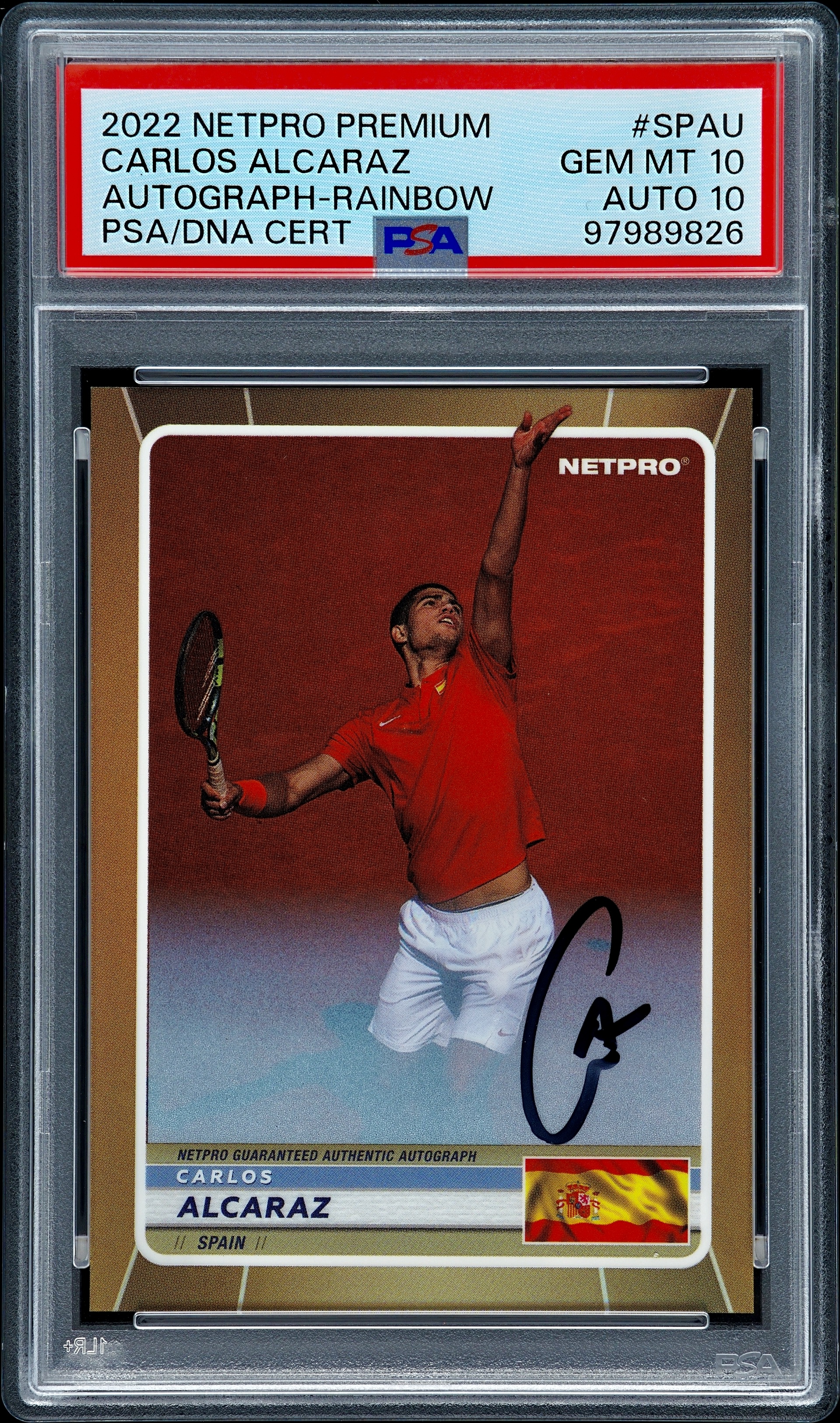 Carlos Alcaraz - 2022 NetPro Carlos Alcaraz Rookie Collection Tennis