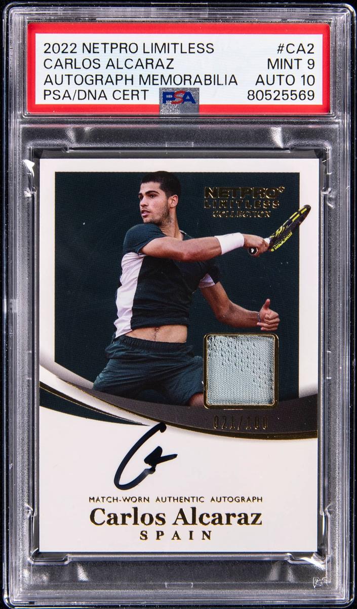 Carlos Alcaraz - 2022 NetPro Carlos Alcaraz Rookie Collection Tennis