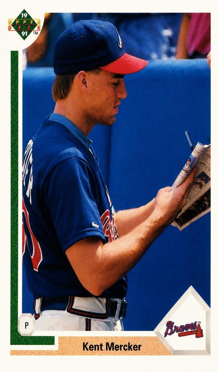 1991 Upper Deck Kent Mercker #642 card