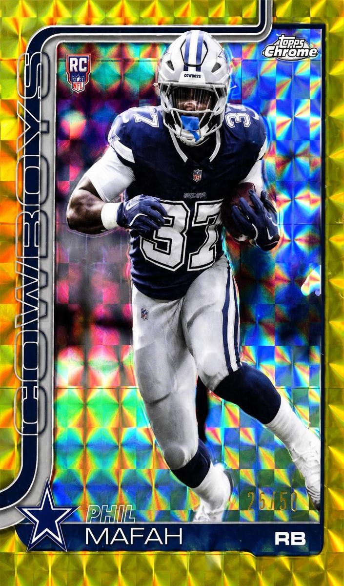 2025 Topps Chrome Phil Mafah [Leather Blue] #310 card