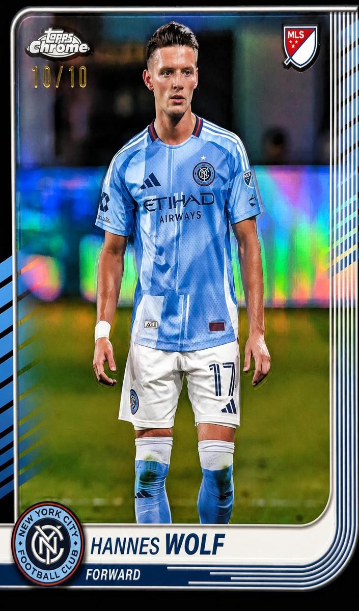 Hannes Wolf 2025 Chrome MLS Soccer card