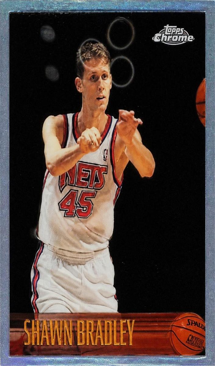 1996 Topps Chrome Shawn Bradley #44 card