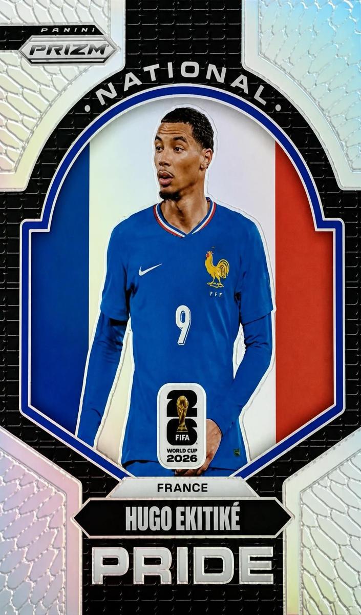 2026 Panini Prizm FIFA World Cup Hugo Ekitike #28 card