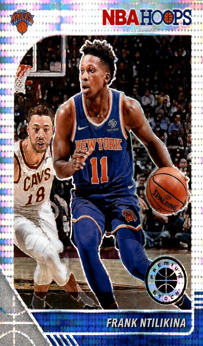 2019 Panini Hoops Premium Stock Frank Ntilikina #125 card