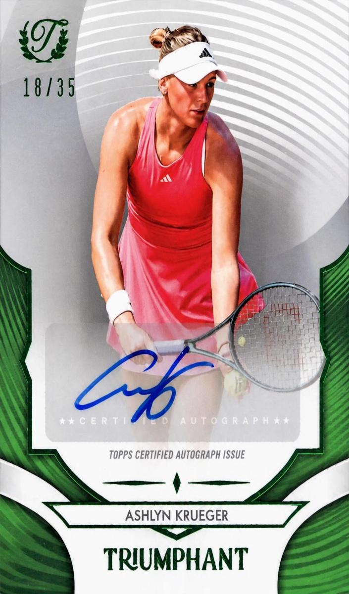 2025 Ashlyn Krueger [Hard Court Aqua Blue Foil] #45-A