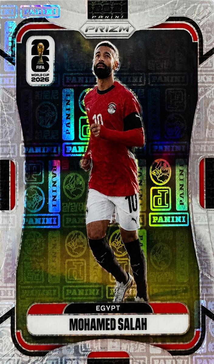2026 Panini Prizm FIFA World Cup Mohamed Salah [Panini Logo] #220 card