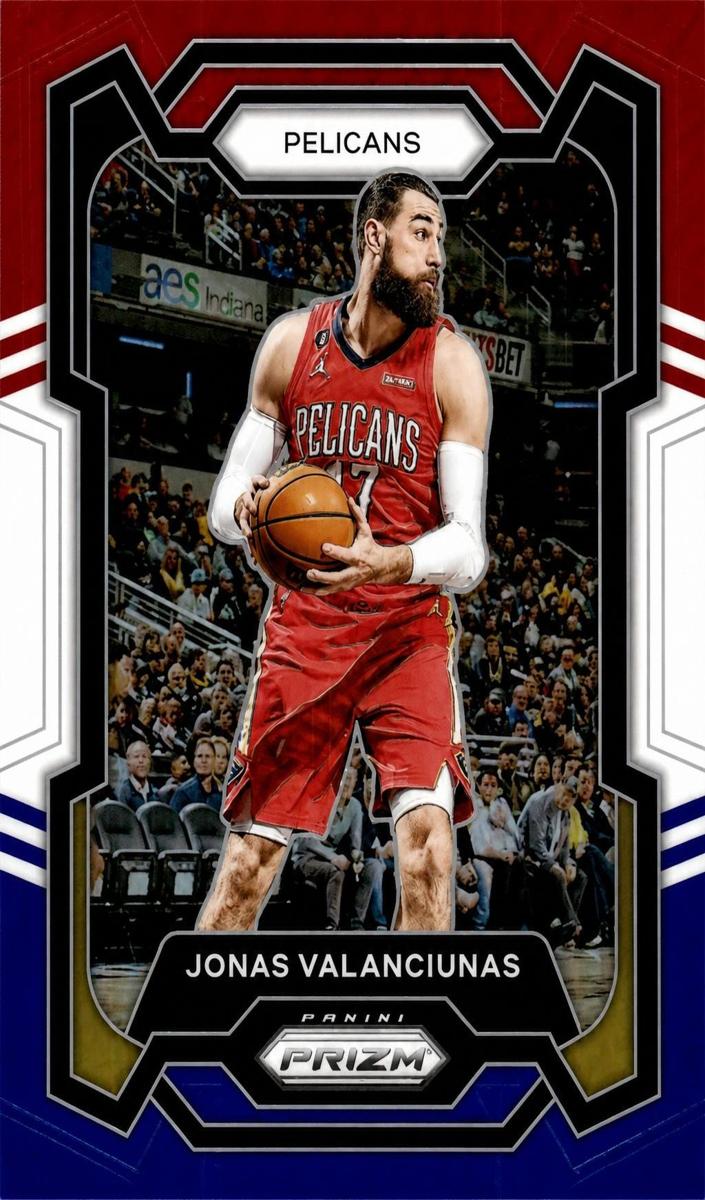 Jonas Valanciunas 2023-24 Prizm Basketball card