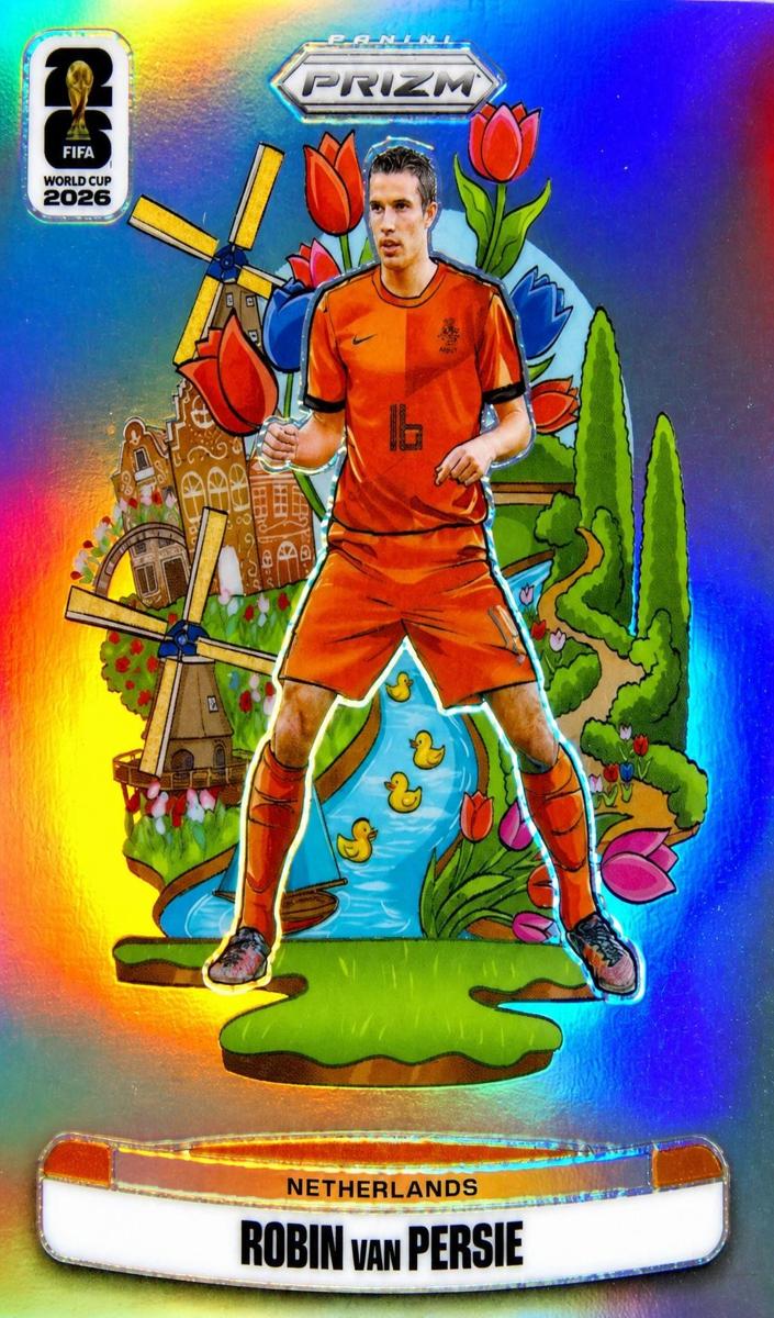 2026 Panini Prizm FIFA World Cup Robin van Persie #25 card