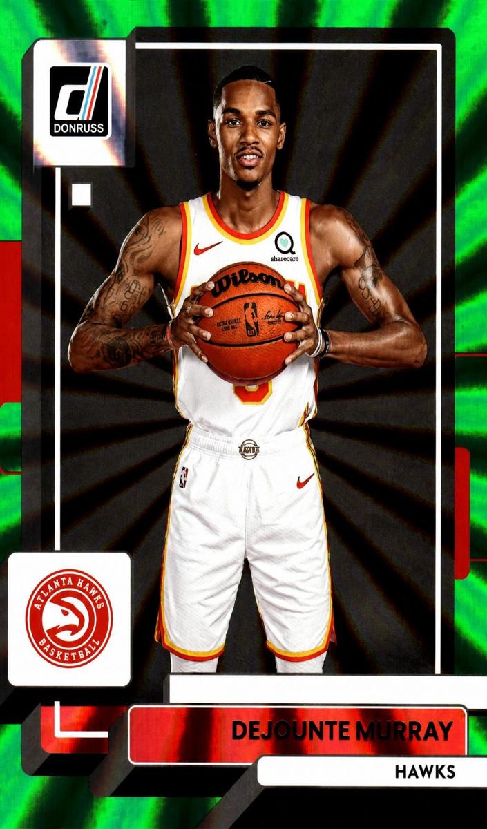 2022 Panini Donruss Dejounte Murray #61 card