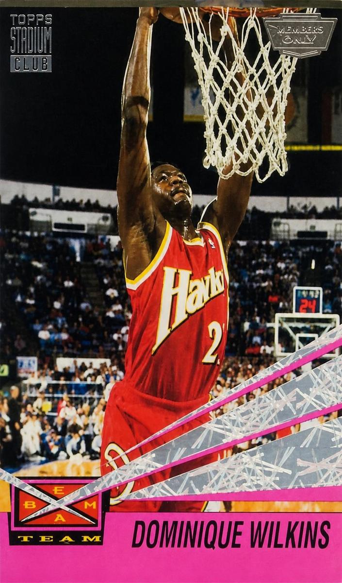 1993 Stadium Club Beam Team Dominique Wilkins #8 card