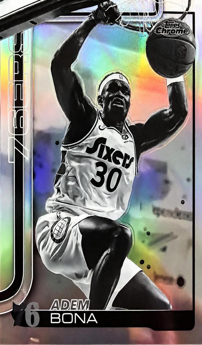 Adem Bona 2025-26 Topps Chrome Basketball card