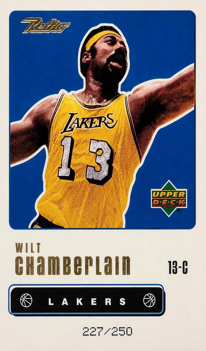 1999 Wilt Chamberlain [Gold] #55