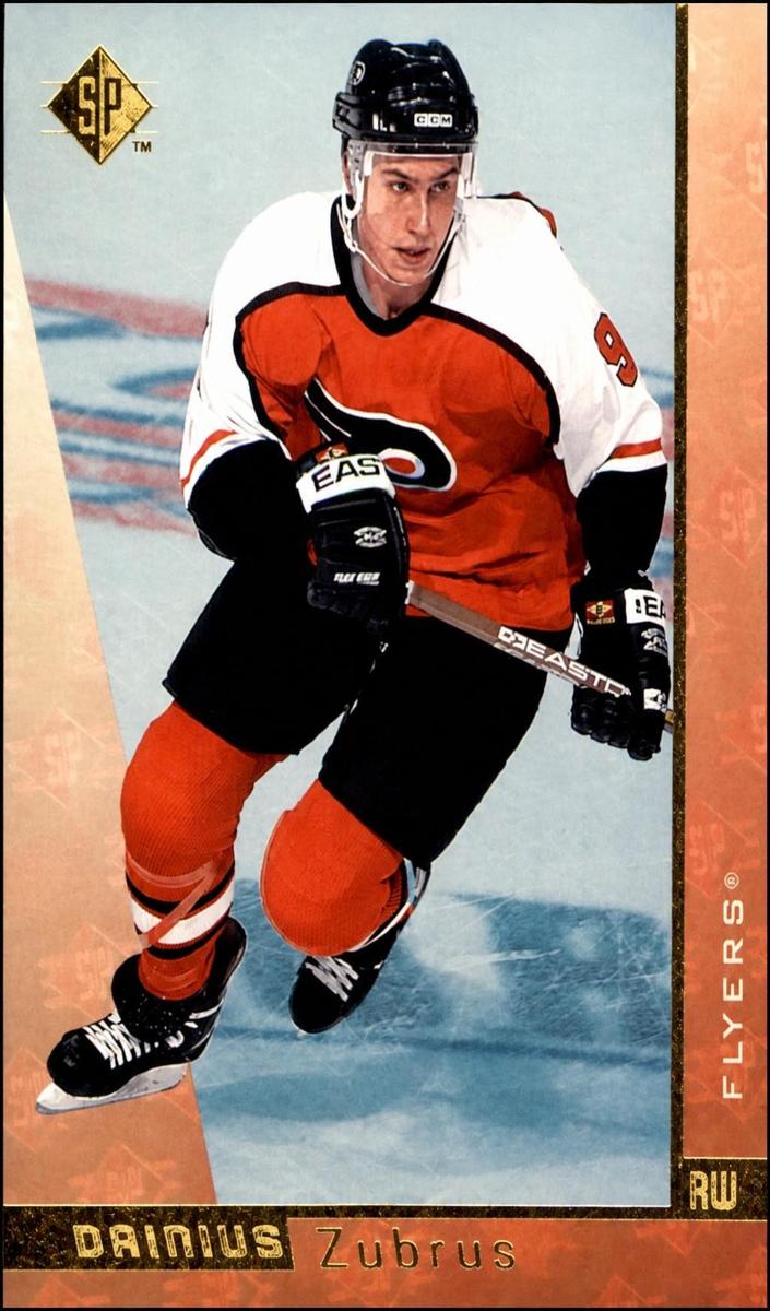 1996 SP Dainius Zubrus #117 card