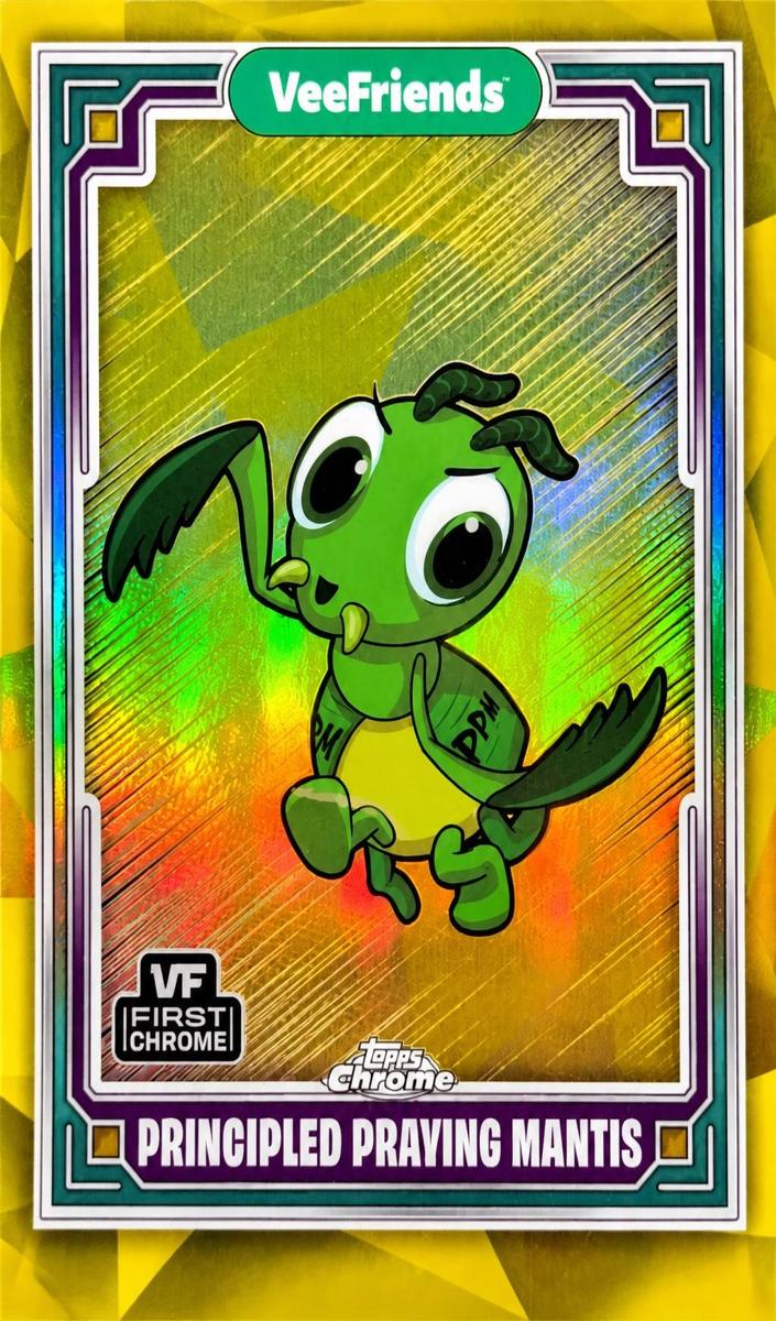 2025 Principled Praying Mantis [Yellow Refractor] #90