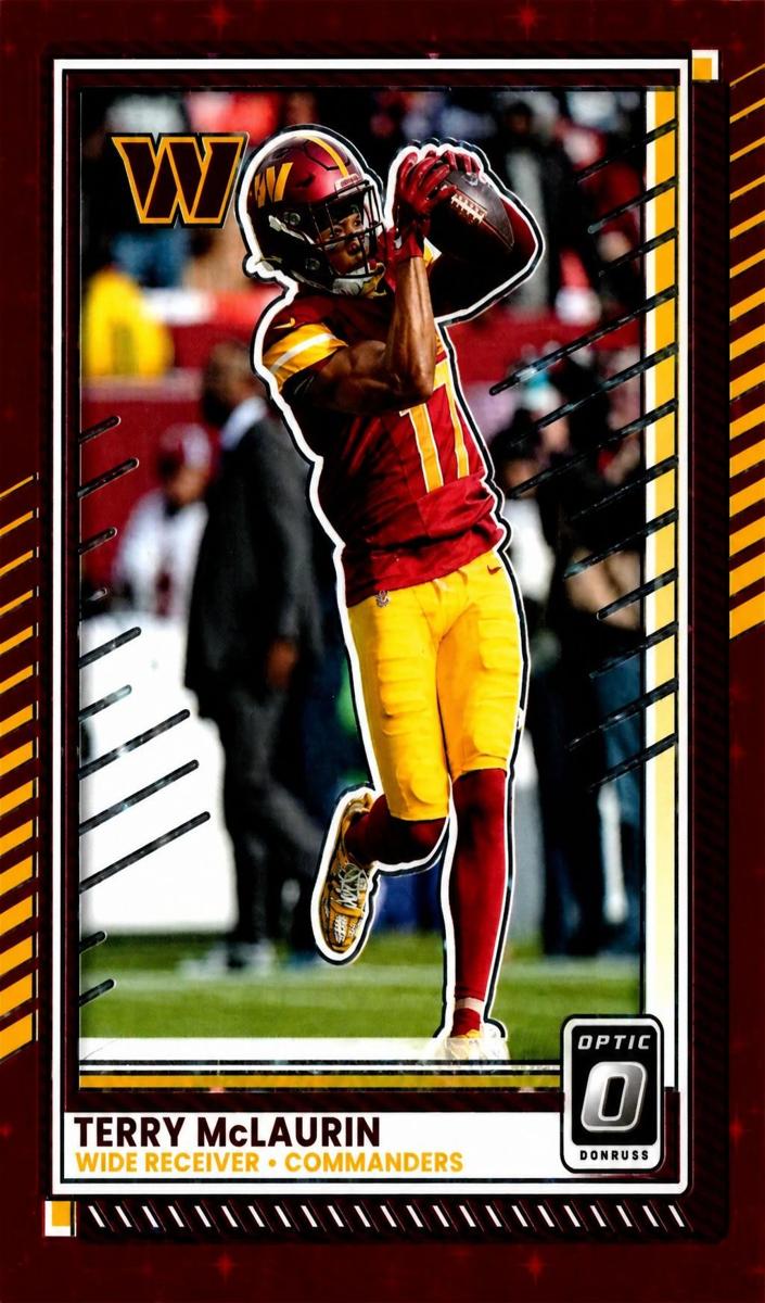 Terry McLaurin 2025 Donruss Optic Football card