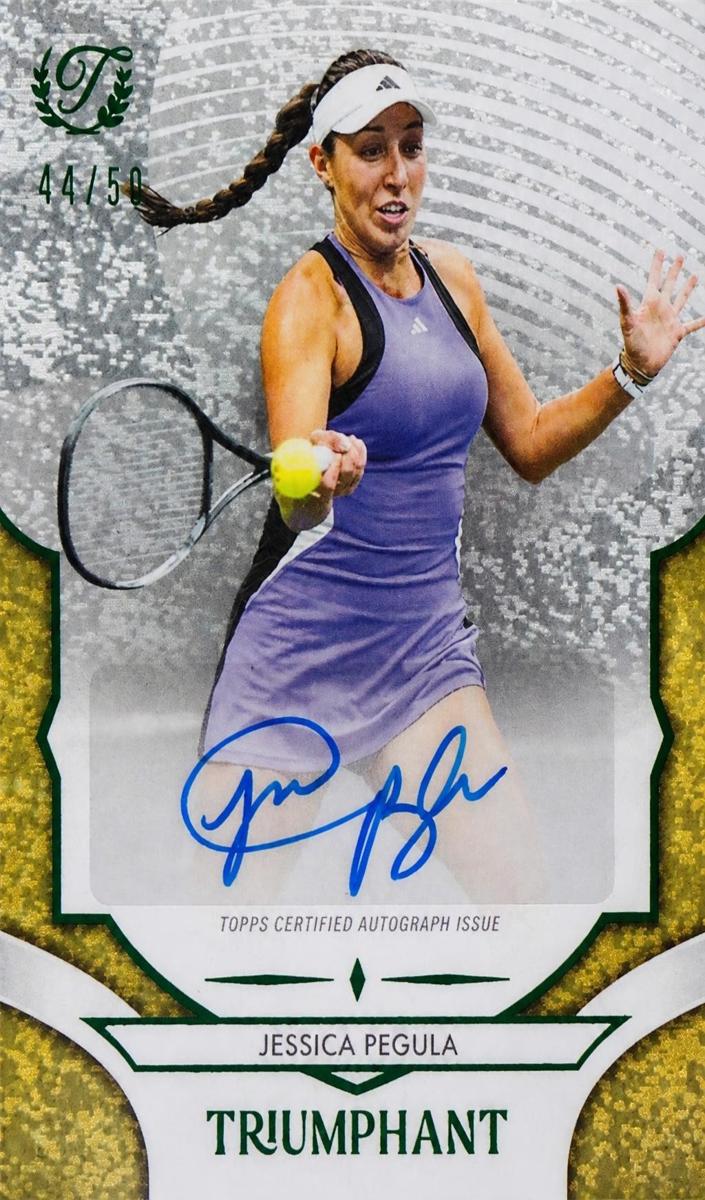 2025 Jessica Pegula [Trophy Gold Foil] #23-A