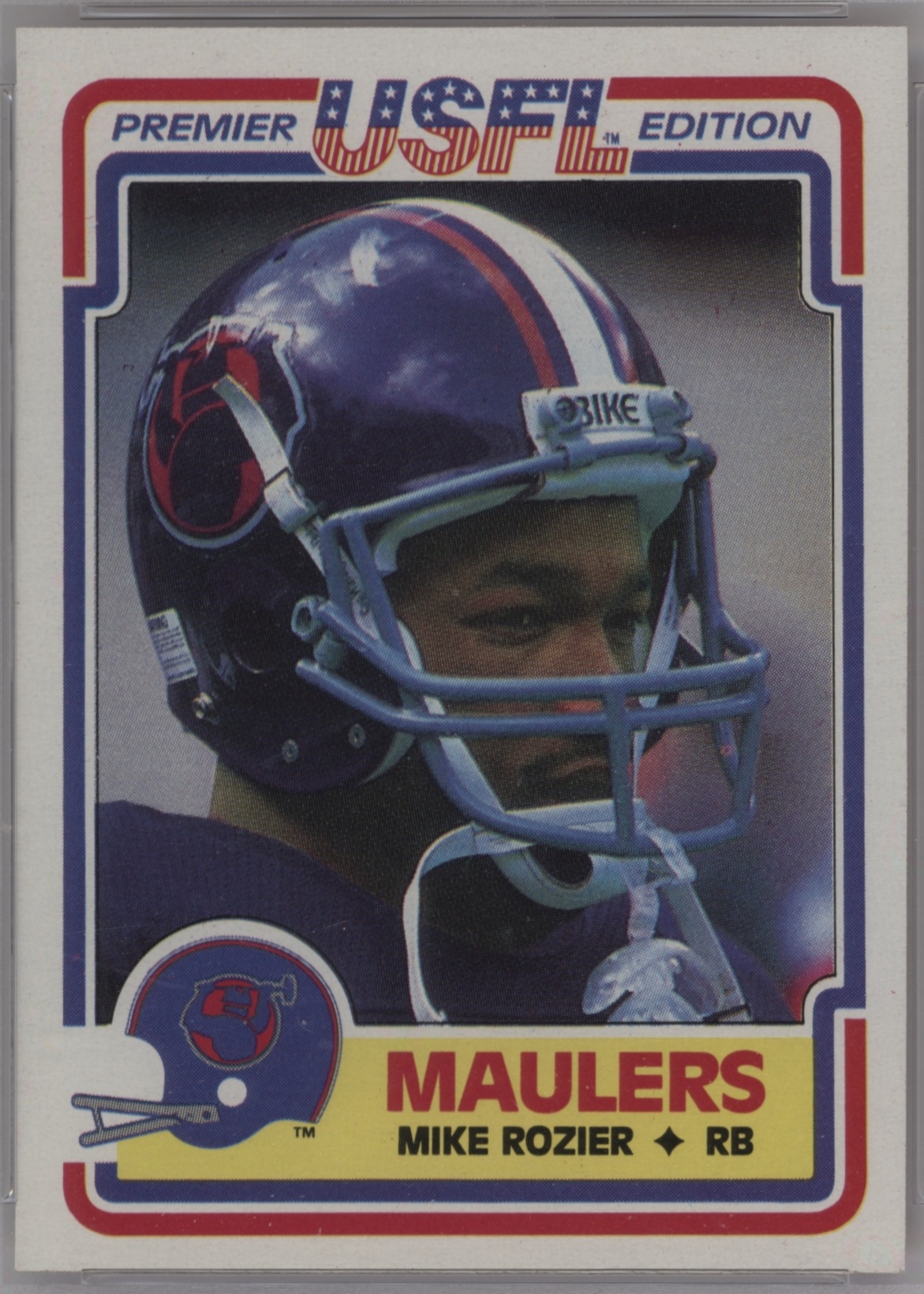 Mike Rozier 1984 Topps USFL Football