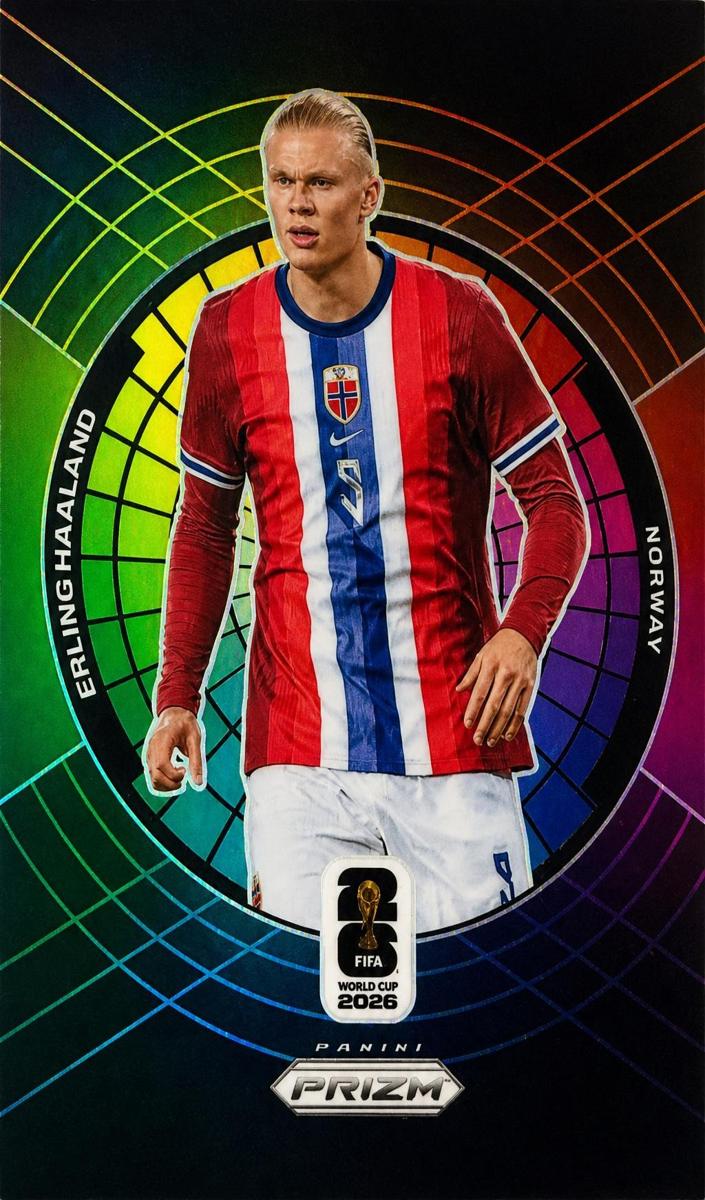 2026 Panini Prizm FIFA World Cup Erling Haaland #8 card