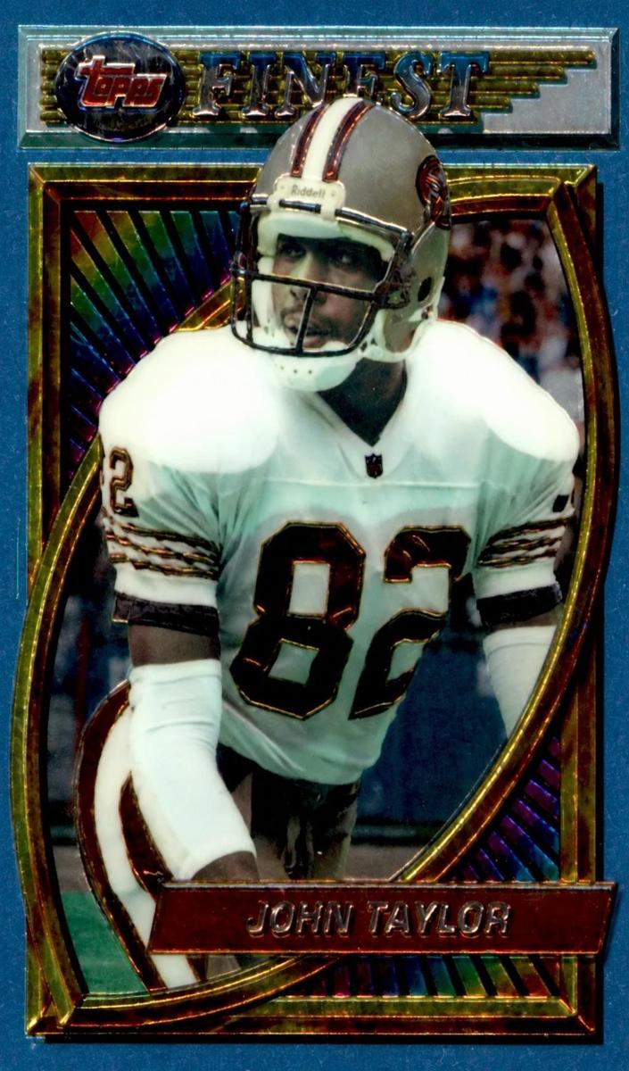 1994 Topps Finest John Taylor #208 card