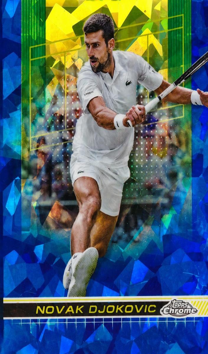 Novak Djokovic - 2024 Topps Chrome Sapphire Tennis
