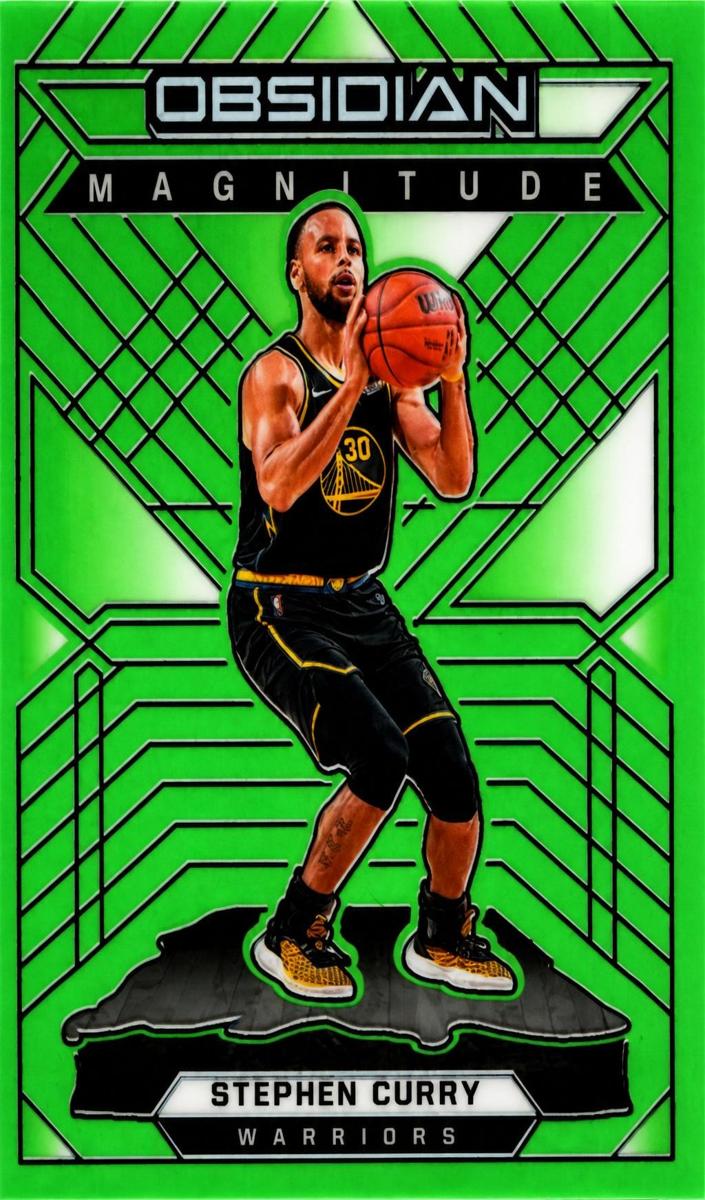2021 Stephen Curry [Electric Etch Green Flood] #30
