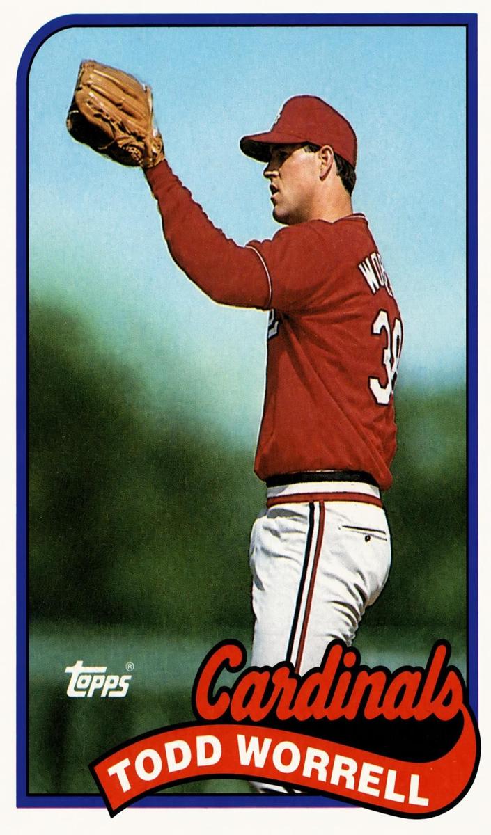 1989 Topps Todd Worrell #535 card