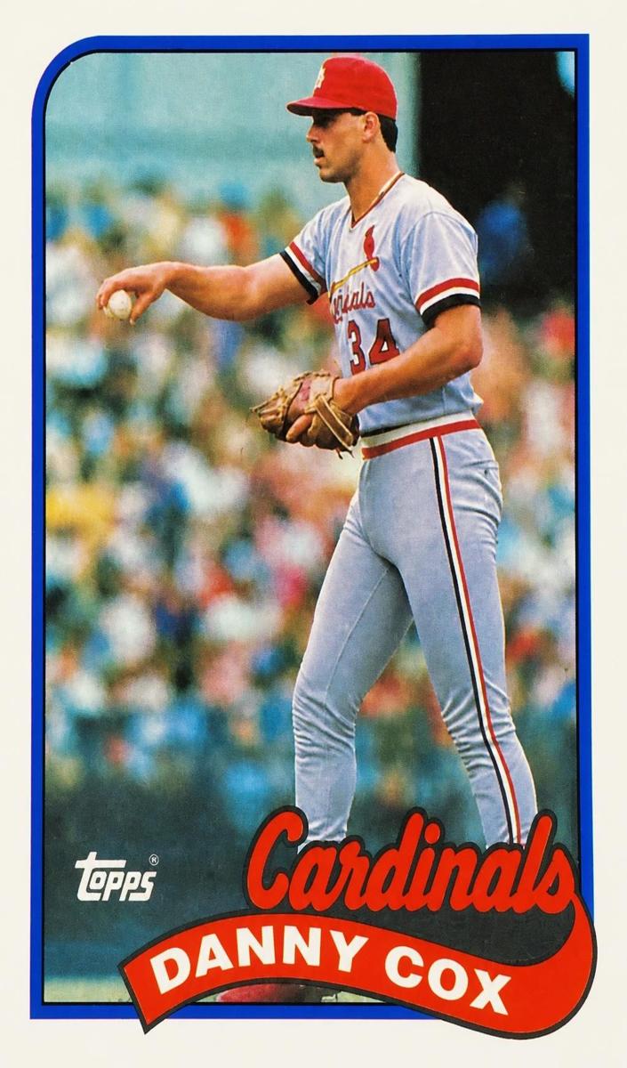 1989 Topps Danny Cox #562 card
