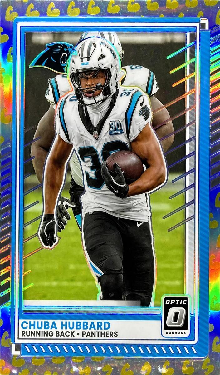 Chuba Hubbard 2025 Donruss Optic Football card