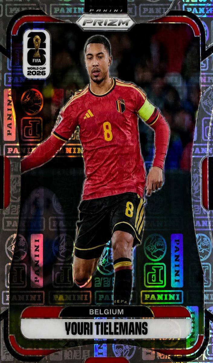 2026 Panini Prizm FIFA World Cup Youri Tielemans #162 card