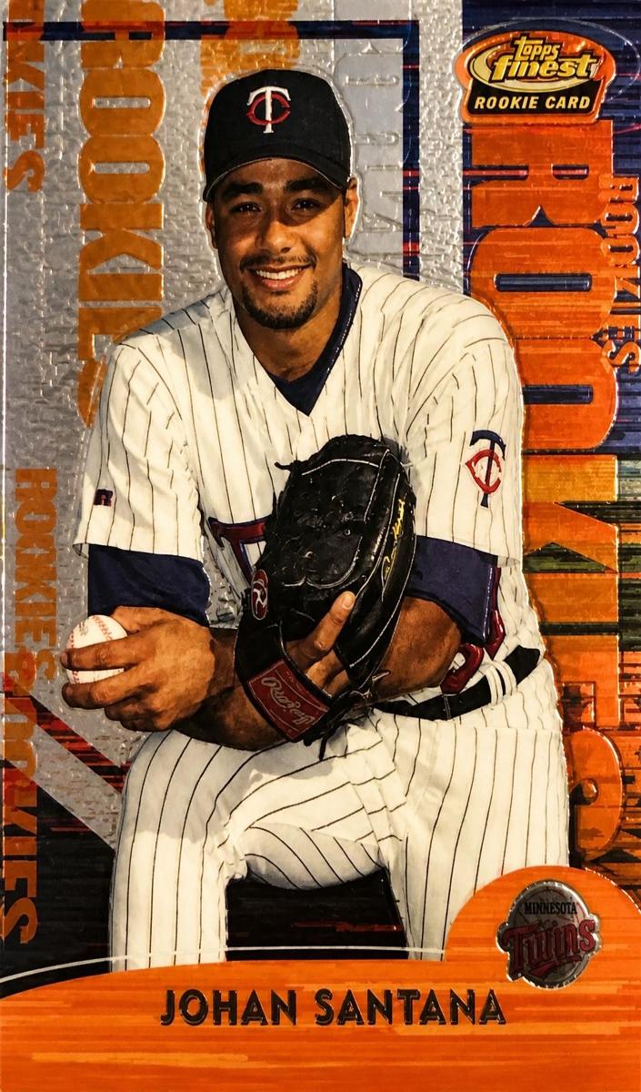 Johan Santana 2000 Topps Finest Baseball