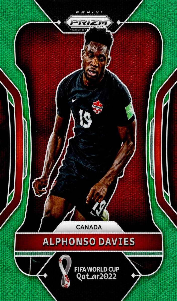 2022 Alphonso Davies [Prizms Green Wave] #46