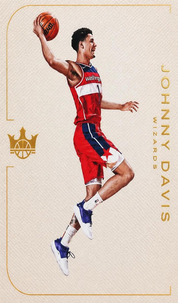 2022 Panini Court Kings Johnny Davis #22 card