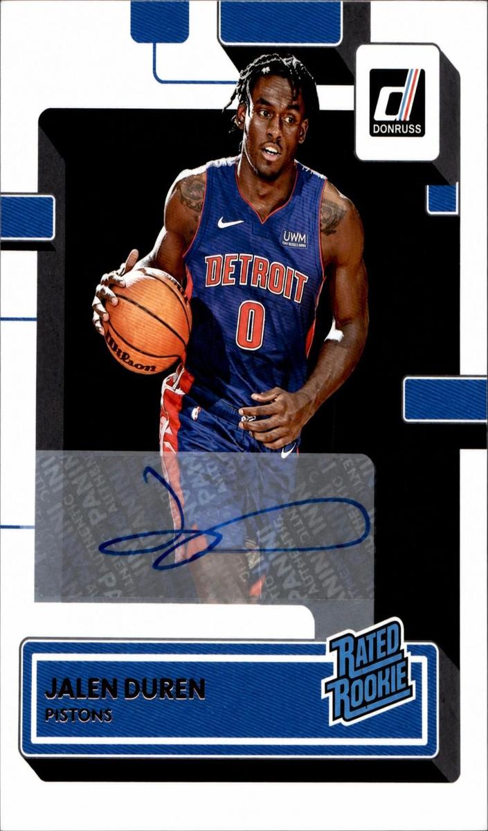 2022 Panini Donruss Jalen Duren #213 card